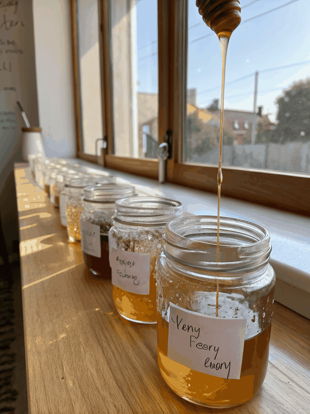 Artisan honey and preserve gift crate